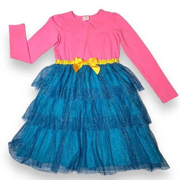 Hanna Andersson Other - Hanna Andersson Girl’s Shimmer Tulle Dress Pink/Blue Size 8